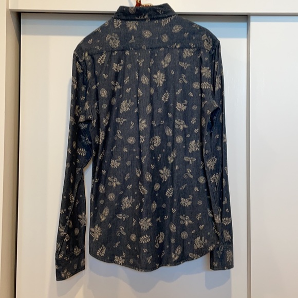 Obey printed denim button down - Picture 4 of 4